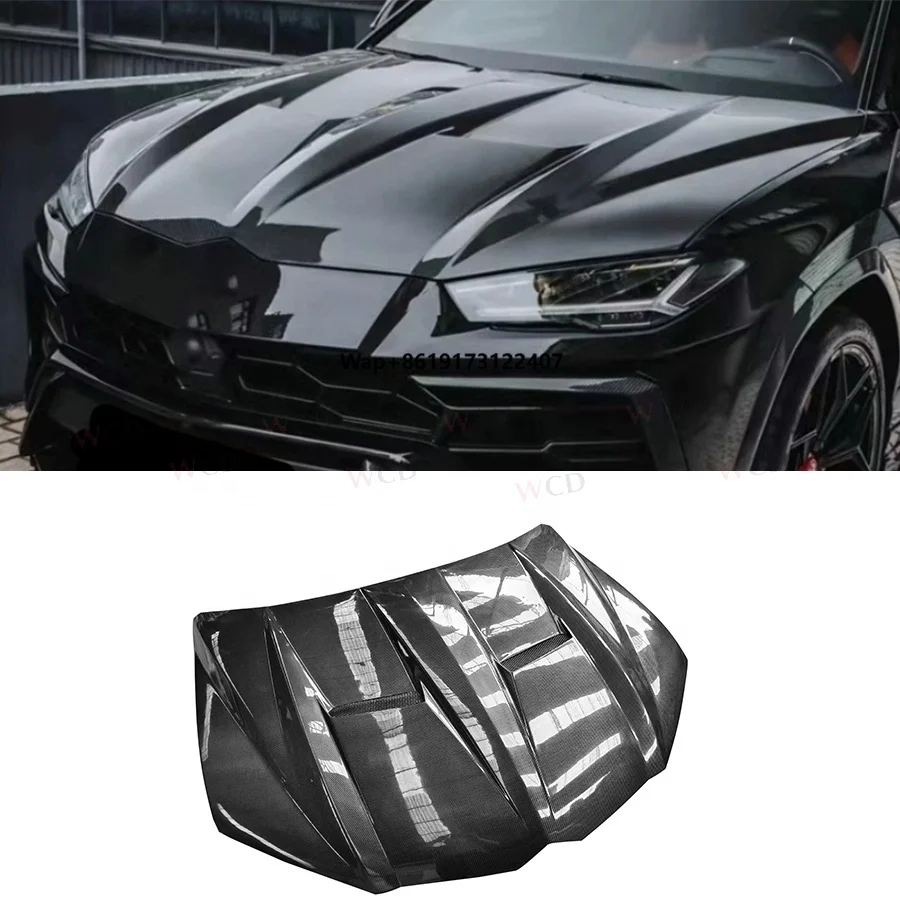 

High Quality TC Style Carbon Fiber Hood for URUS 2018-2022 Front Engine Hood Bonnet Cover Car Body Kit