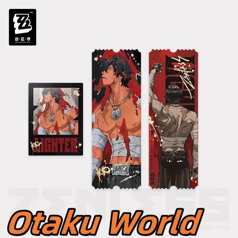 ไฟแช็ก Badge เครื่องประดับอะคริลิคเลเซอร์ตั๋ว Original Mihoyo เกม ZZZ Zenless Zone Zero ไฟแช็กบทบาทเล่นเครื่องแต่งกายอะนิเมะของขวัญ