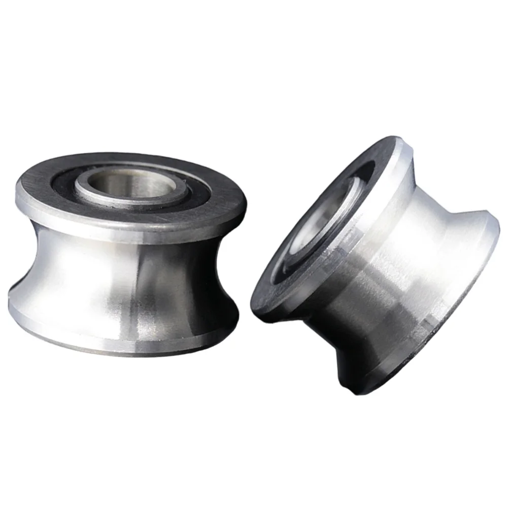 For Motors For Toys Track Pulley Bearing Bearing Groove Round Bottom Stainless Bearing Steel Smooth Rotation Stable Performance