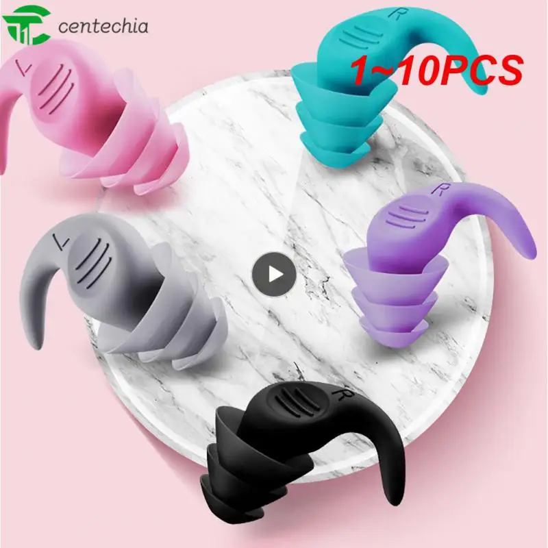 

1~10PCS Ear Plugs For Sleeping Noise Reduction Tapones Oido Ruido Soft Silicone Ear Muffs Tapones Para Dormir Oordopjes Earplugs