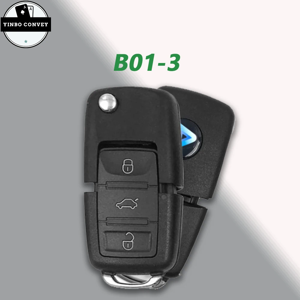 

YINBO 2/4/6 PCS KEYDIY B01-3 KD Remote Control Key Car Key 3 Button For VW Style For KD900/KD-X2 KD MINI/ URG200 Programmer