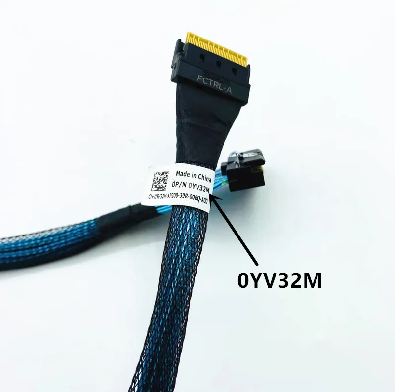 New For Dell PowerEdge R7525 R6525 R750 server hard disk backplane data connection cable YV32M 0YV32M