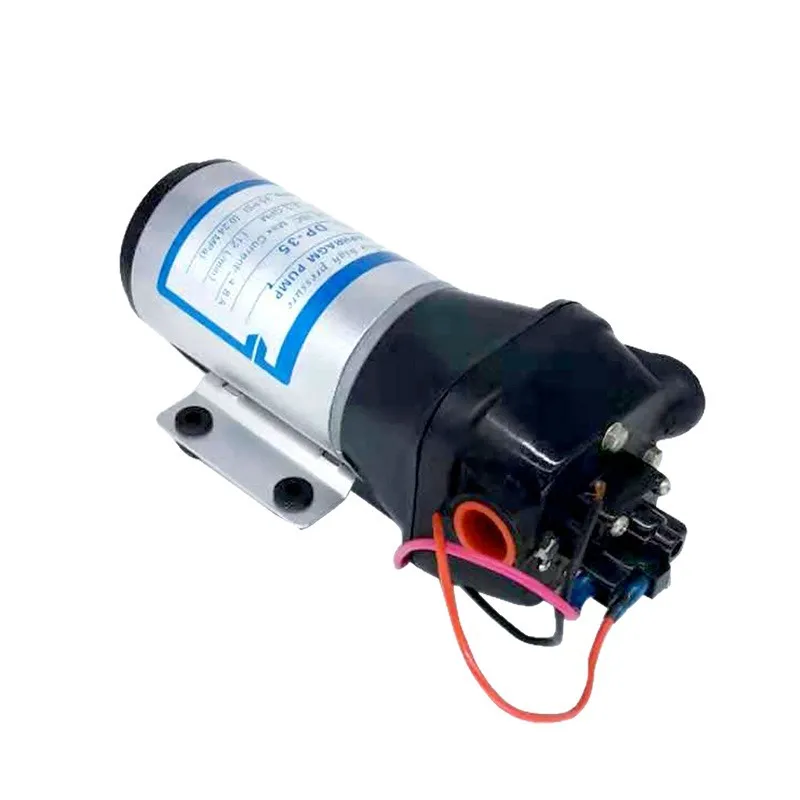 12V Electric Mini Diaphragm Pump DC High Pressure Self Priming Corrosion Resistant For RV Water Supply And High Temperature