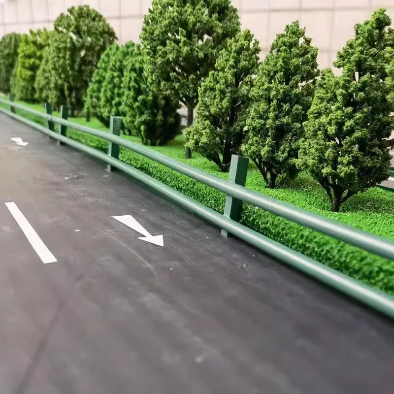 6MM 14MM Autobahn Geländer Schiff Leitplanke Sand Tisch Zubehör für Diorama Zug Eisenbahn Layout – Detail 8
