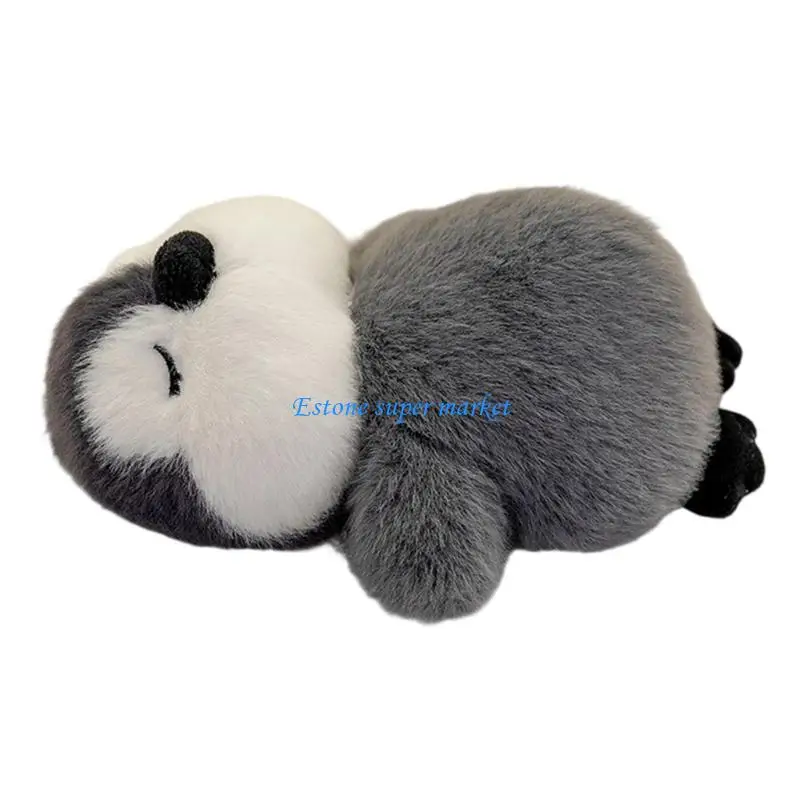 090B 19cm Panda Plush Animal Doll As Ergonomic Mouse Pad For Office Workers Stress Relief