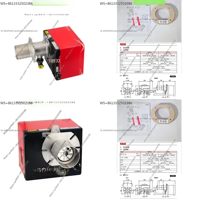 FS20 FS10 burner RIELLO 40 series liquefied gas burner GS5