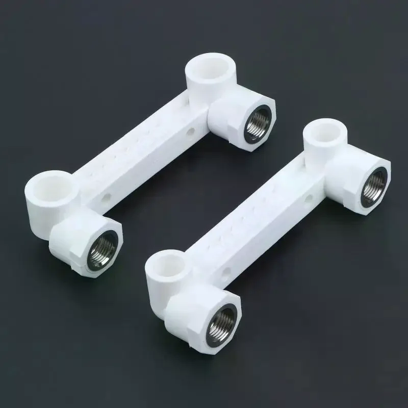 20/25mm PPR Shower Faucet Holder 1/2 Female Copper Connector Female Elbow Reducing Pipe Fitting Faucet Fixed Parts