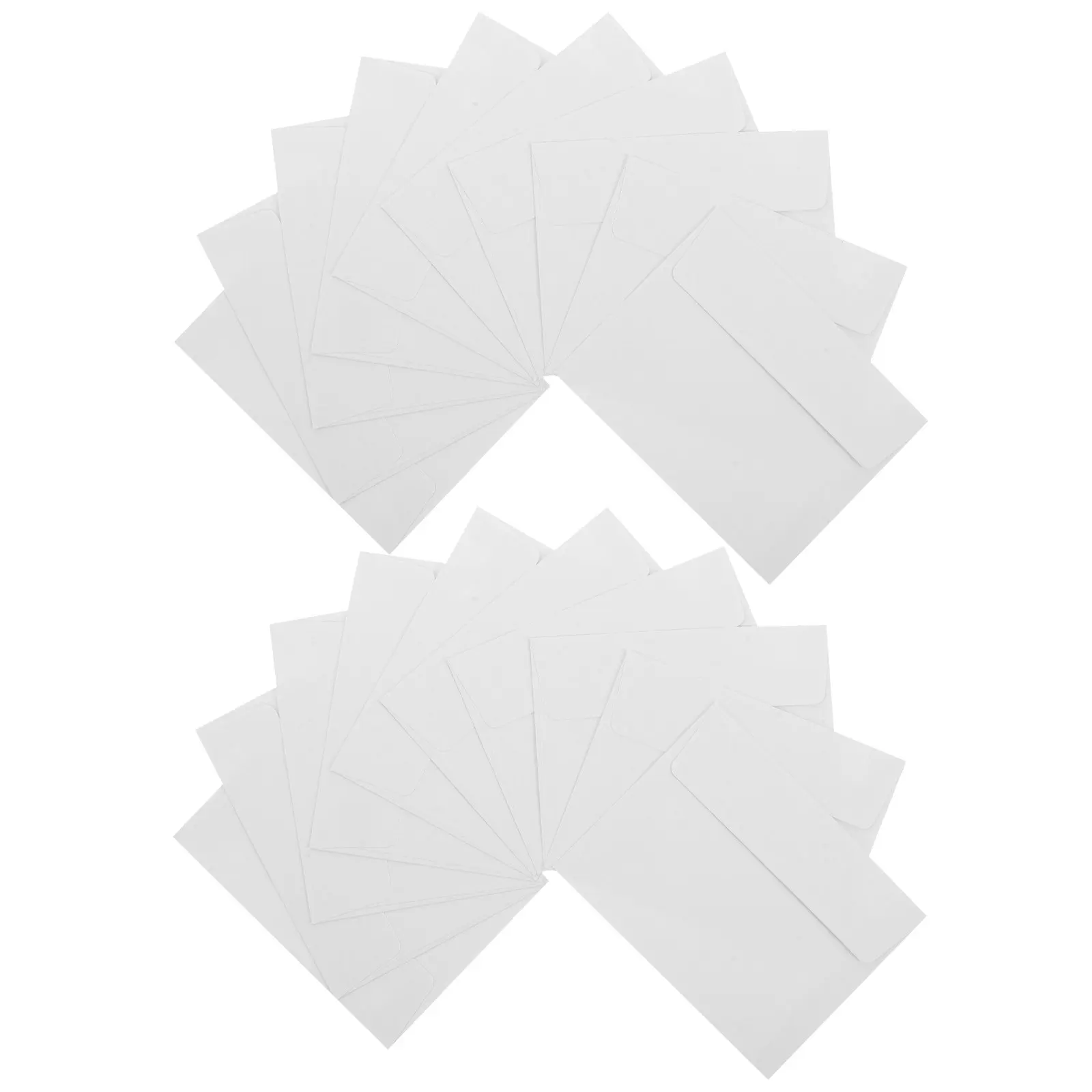 

50Pcs A2 Plain White Self Sealing Envelopes for Greeting Cards Wedding Invitations Business Letters Cash Money Mailing Envelopes