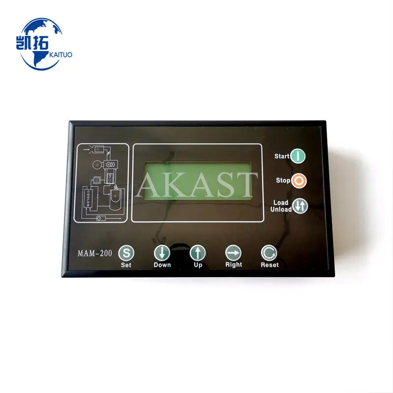 Imagem -03 - Painel Elétrico do Controlador do Plc para o Compressor de ar do Parafuso Substituição para Mam200b+ Mam-ky02sb 40a 100a 200a 400a