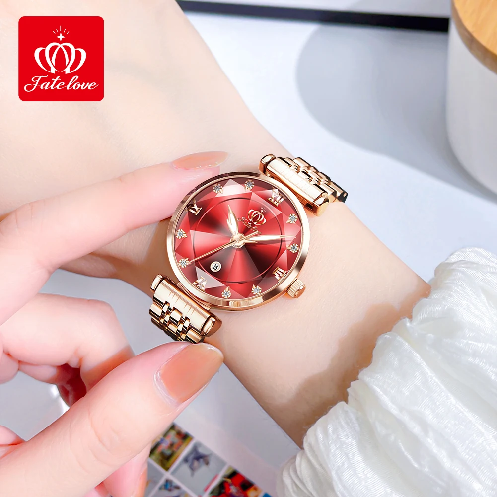 Женские кварцевые часы 6642 в минималистичном стиле