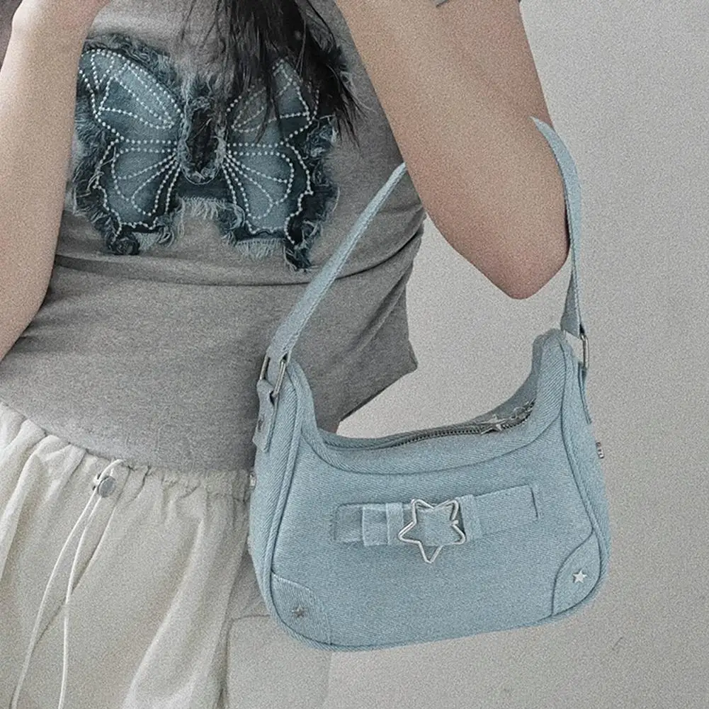 حقيبة يد ستار جيرل سوداء أنيقة جمالية عتيقة حقيبة كتف كروسبودي حقائب يد نسائية عصرية