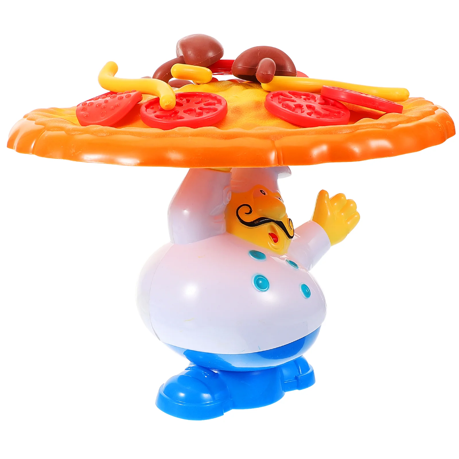 

Pizza Toys for Toddlers Balancing Game Kids Balance Plaything Plastic Pile-up Man