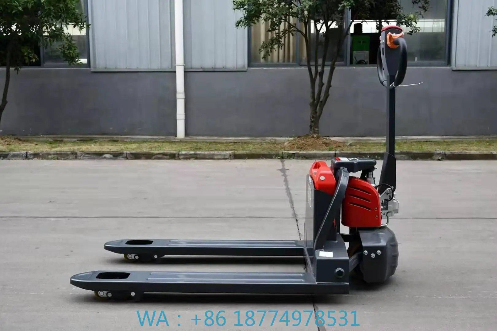 attery Hydraulic System Industrial Pallet Jack Low Noise FactoryElectric Pallet Truck 1500kg 2000kg 48V/20Ah Lithium B