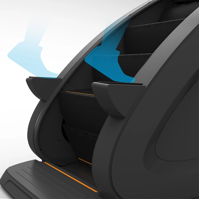 أداة اللياقة البدنية باللون الأسود، أداة تمرين بيضاوية الشكل