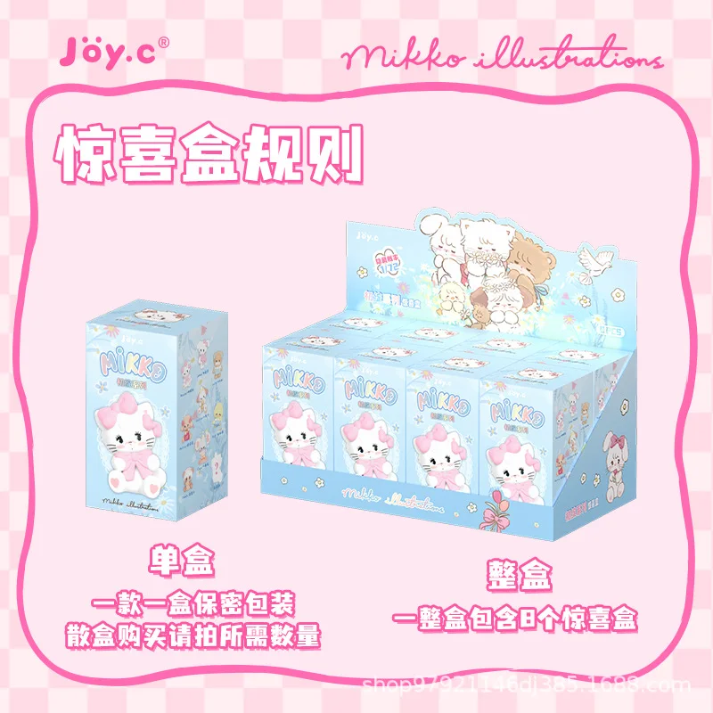 New Mikko First Blooming Series Blind Box Toys Figurine Anime Cartoon Desktop Decor Ornaments Mikko Blind Box Toy For Girls Gift