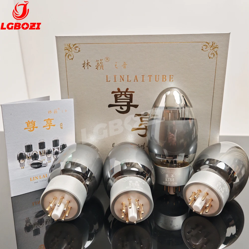 

LinLai KT88 Tube: Direct Replacement for 6550/KT120/UK-KT88/KT88-TII/KT90, 42W Hi-Fi & Guitar Amp, Audio Amplifier