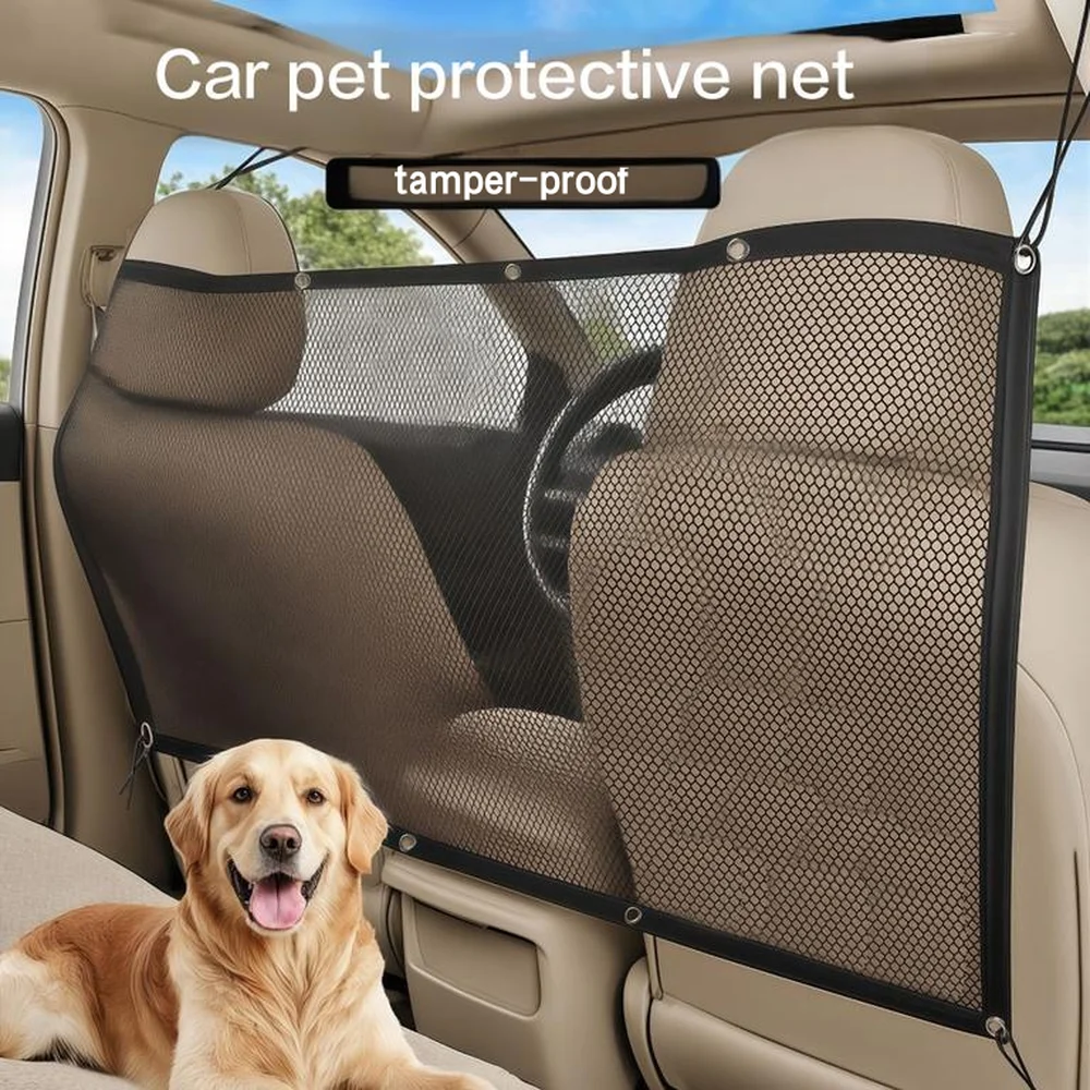 

Car anti-interference pet net safe driving to prevent pets from wandering around thickened safety net pet safety car supplies