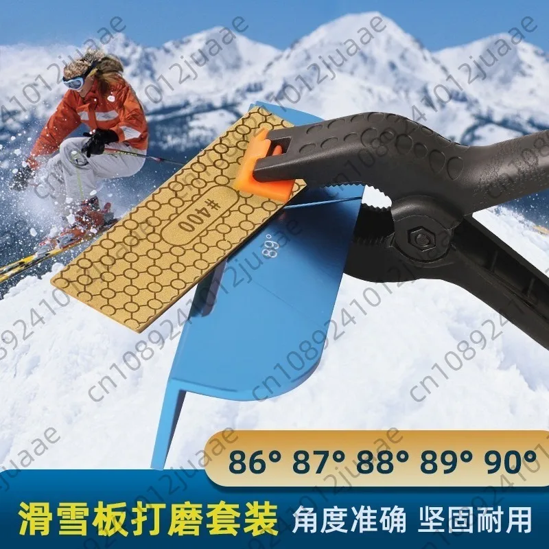 

Точилка для ножей для сноуборда, шлифовальный инструмент для кромок, набор угловых зажимов, точилка для ножей для улицы