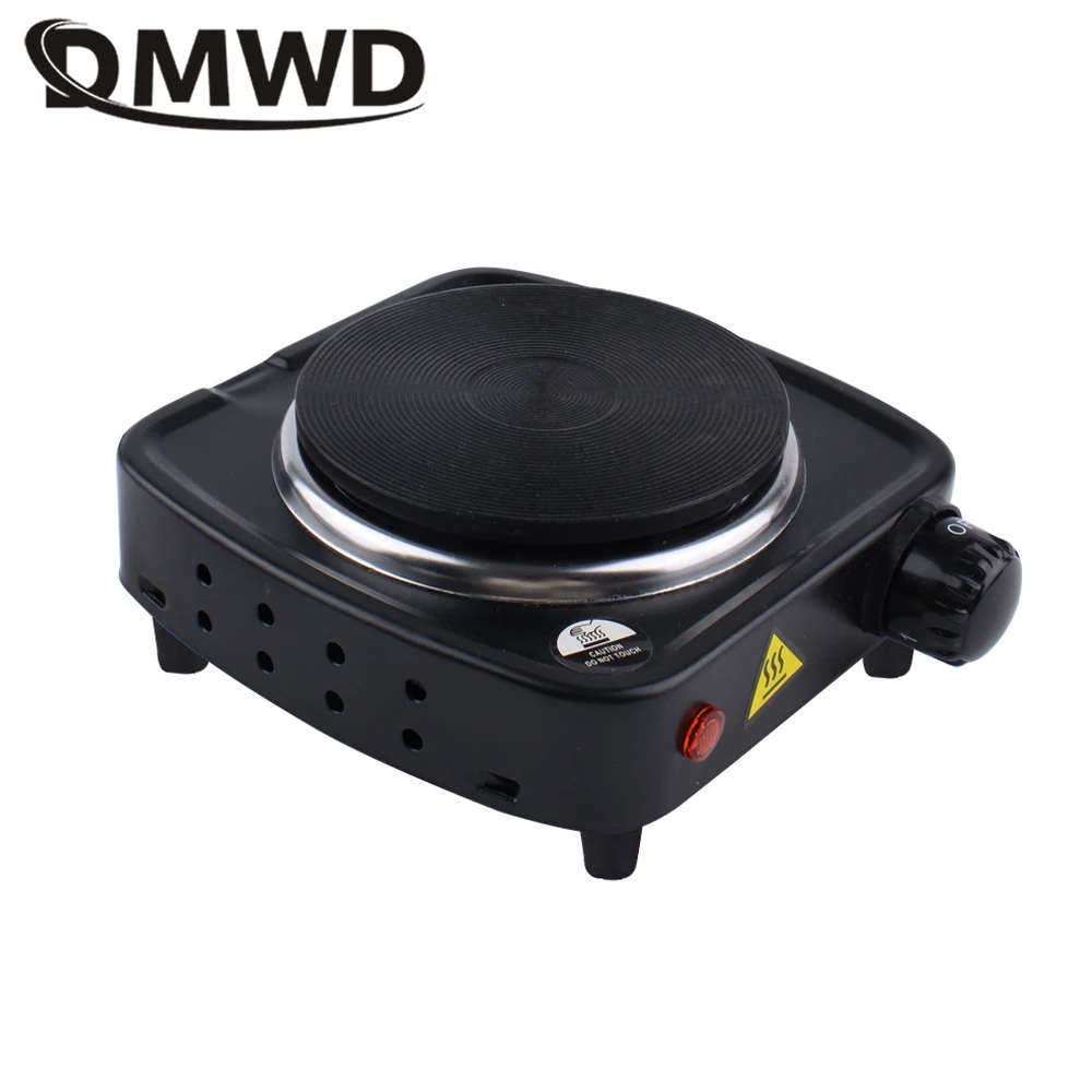 DMWD stufa elettrica Mini piastra riscaldante piastra riscaldante per uso domestico bollitore per tè portatile fornello per caffè fornello elettrico 220V