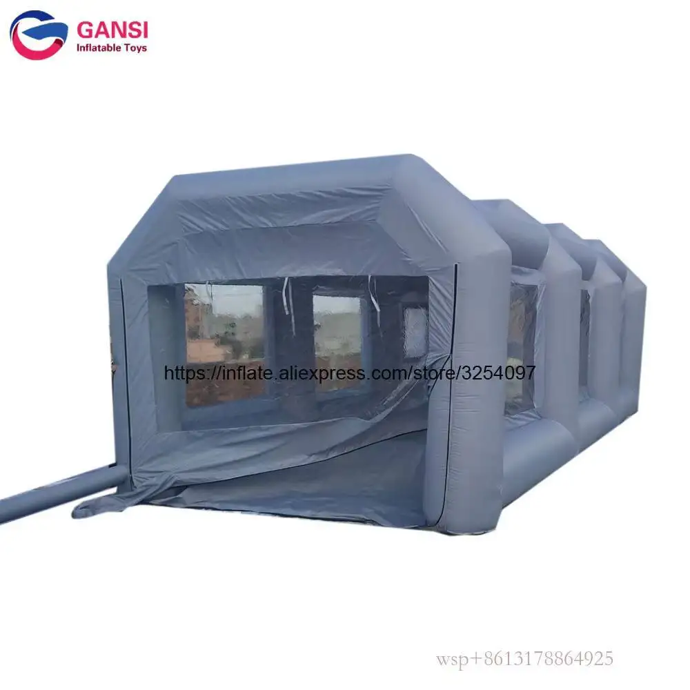 on Cabina De Pintura Car Cover Mobile Painting Spray Tent Inflatable Paint Booth