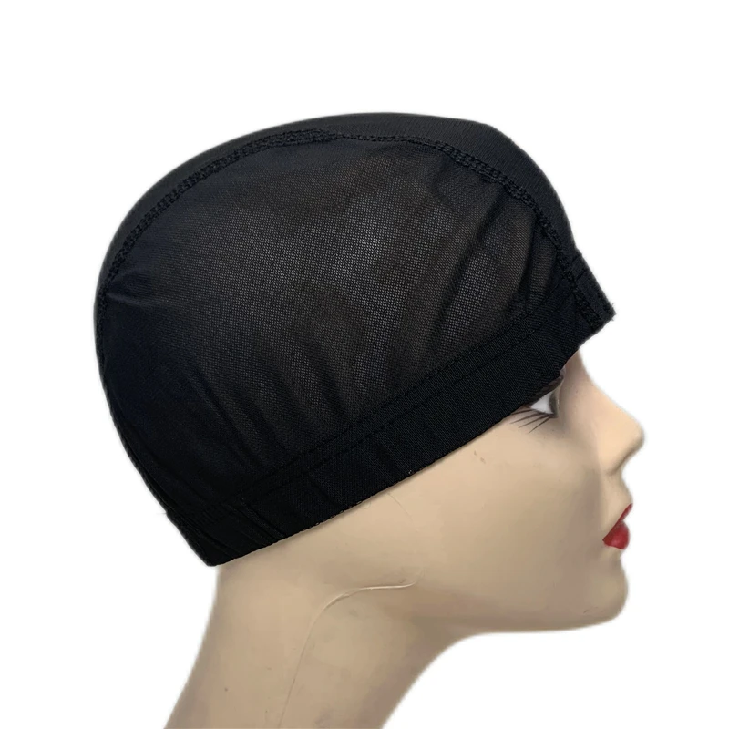 U część MONO Spandex Mesh Dome Wig Cap For Making wig Elastic Dome Mesh Cap small otwory Czapki kopułkowe dla mężczyzn kobiet — zdjęcie 5
