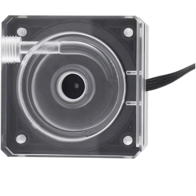 Superior-FREEZEMOD Ultra-Thin 500L/H Water Cooling Pump 500L/H 4Cm Thickness PMMA PWM Speed Control 3 Meters Head