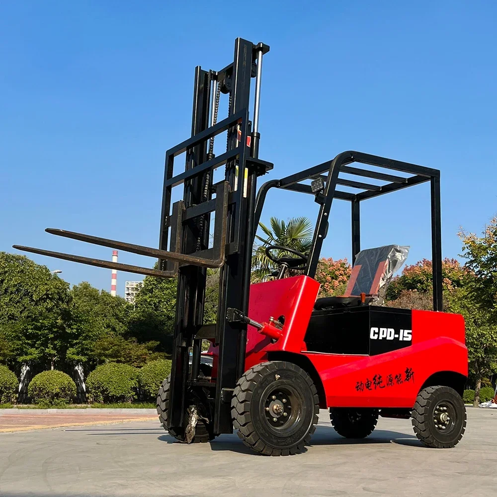 Closed Cab Full Free Mast Forklift 2.5ton 3 Ton Small Electric Forklift