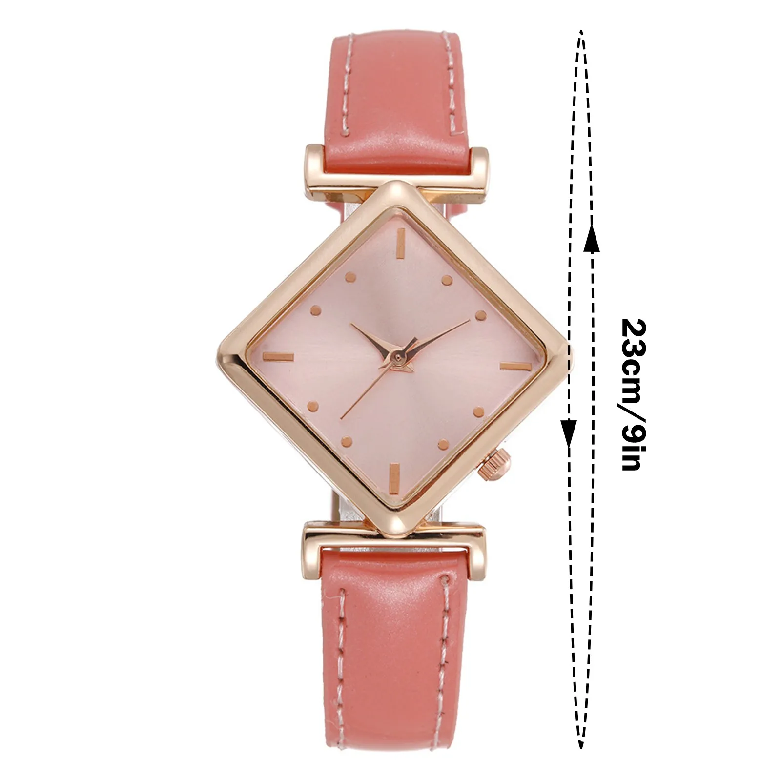 2025 New Luminous Pointer Watch Leather Wristband Women's Watch Quartz Watch Gift