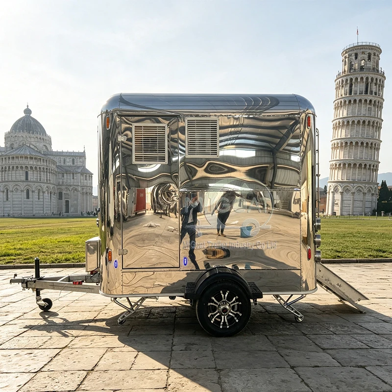 VIP Luxury Portable Mobile Toilet Trailer 2 Cabin Stainless Steel With Copper Interior LED Light For High End Event