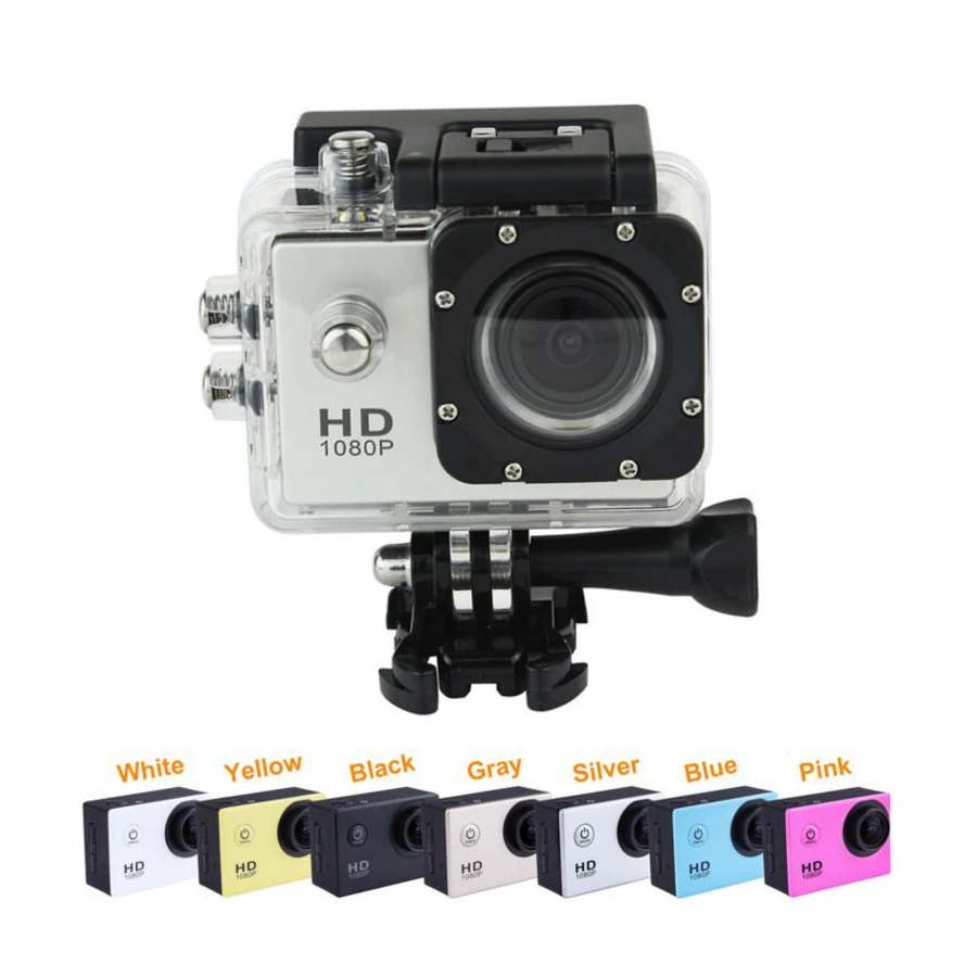 Winait S8 Full hd1080P 30fps waterproof Digital Video Camera with 1.5'' TFT Color Display and170 degree wide angle