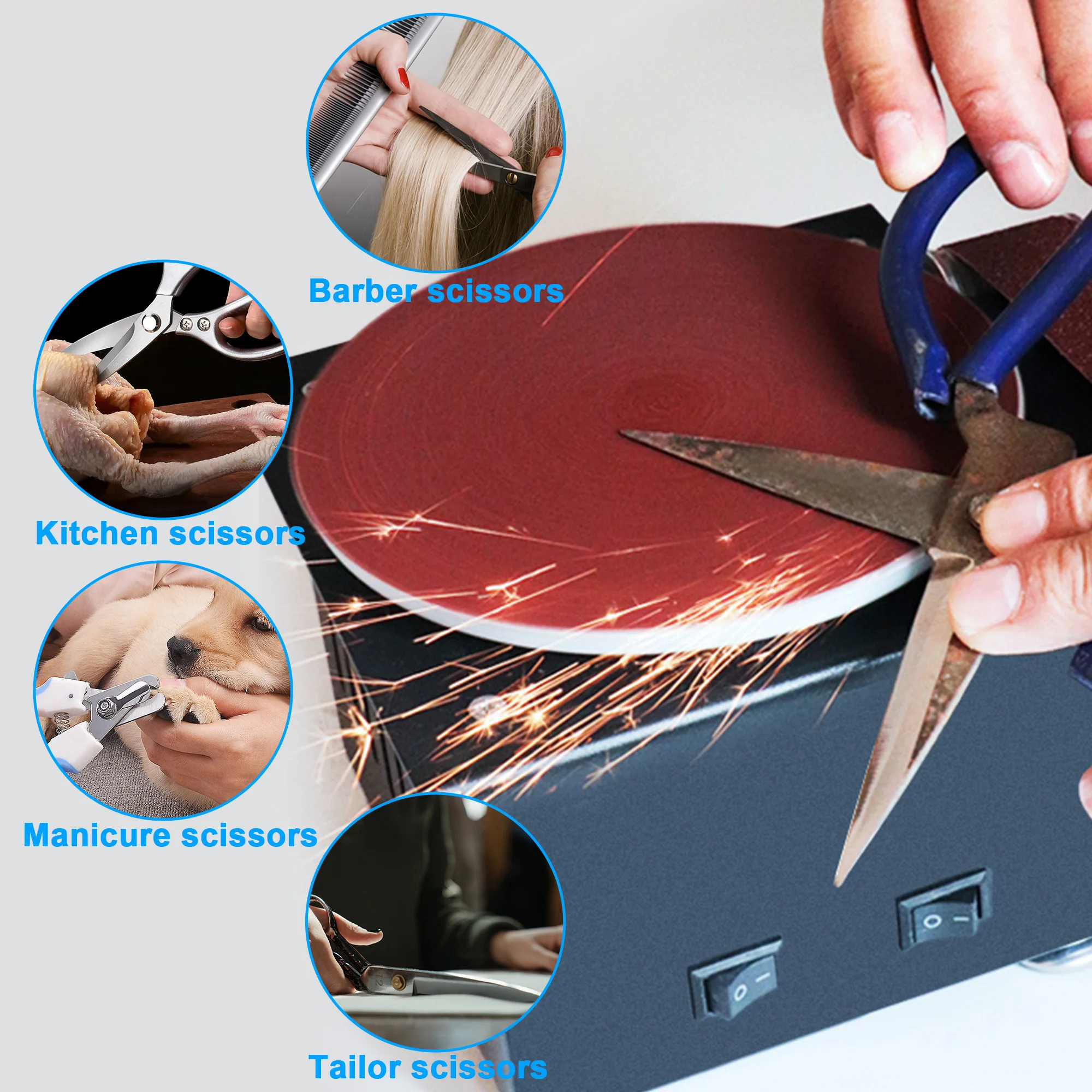 

Высокоскоростной электрический мини-шлифовальный станок для ленточной и дисковой шлифовальной машины мощностью 350 Вт (10 000 об/мин) — пескоструйная обработка своими руками и прецизионное шлифование