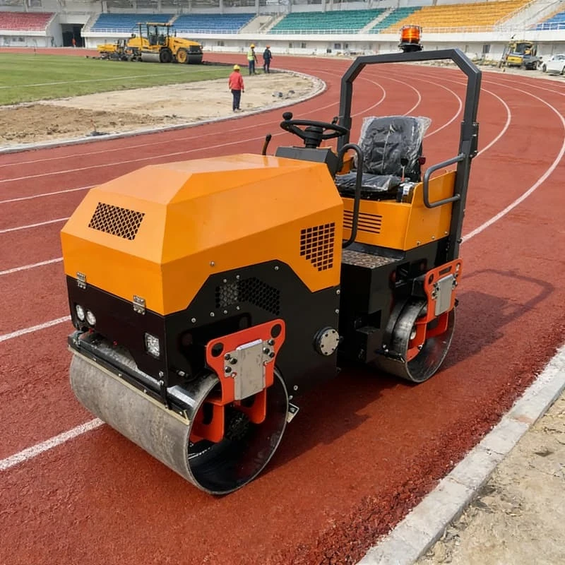 Compacteur d'asphalte à double tambour haute efficacité avec technologie hydraulique intégrée, machine de construction routière personnalisée