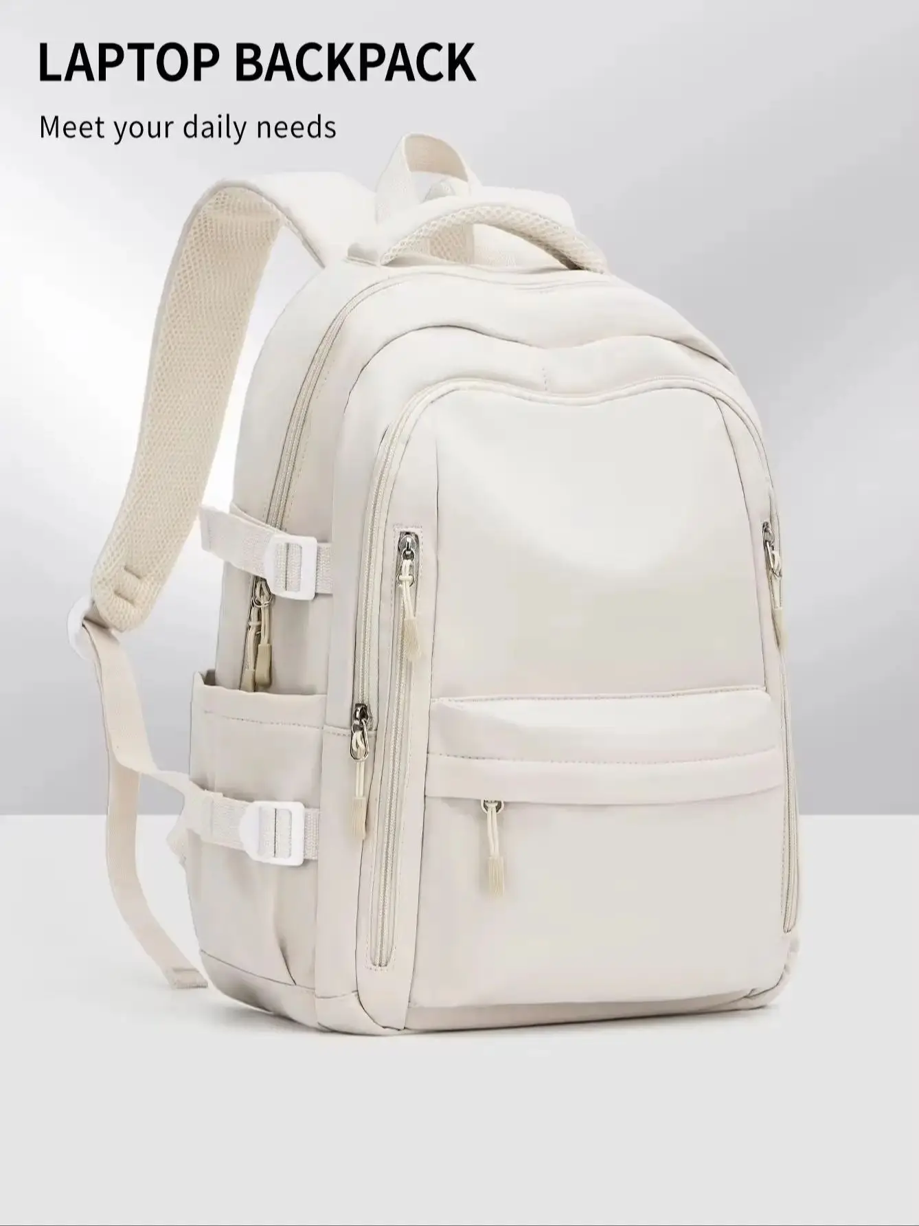 حقيبة ظهر مدرسية للبنات والأولاد ذات سعة عالية مقاومة للماء للمراهقين والكلية حقيبة ظهر للرجال والنساء حقيبة ظهر للسفر حقيبة كمبيوتر محمول Kawaii #1