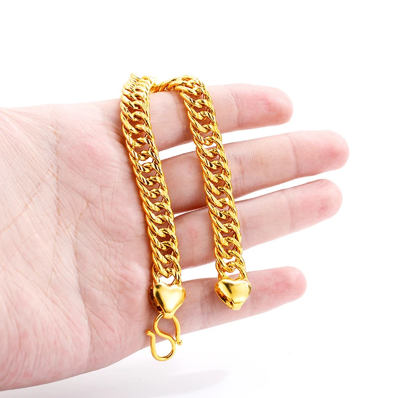 High Quality  6/8/10mm Link Chain Bracelets for Men Women Stainless Steel Hiphop Jewelry Accessories Wristband Pulsera Gifts