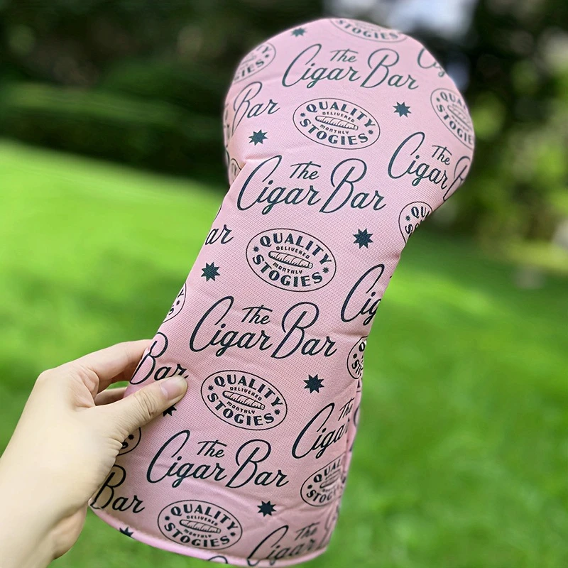 Pink Monogrammed Golf Club Covers for Women, 1 Wood Head Covers, Golf Driver Covers