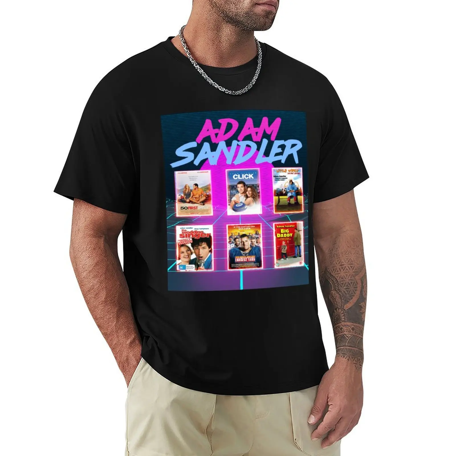 ADAM SANDLER - 80S T-Shirt Aesthetic clothing customs design your own oversized t shirts for men