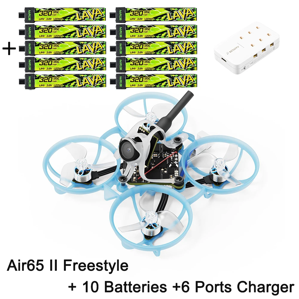 BETAFPV 2026 Air65 II ELRS 2.4G borstelloze Whoop Quadcopter Champion Racing Freestyle 1S RC Drone met LavaⅡ320mAh 1S95C batterij