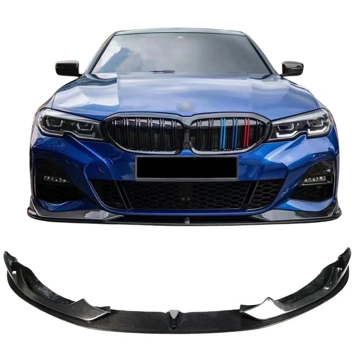 

New! G20 3 Series Front Lip AC Style Real Carbon Fiber Front Bumper Front Lip For G20 G28 3 Series M-Sport 2019-2022