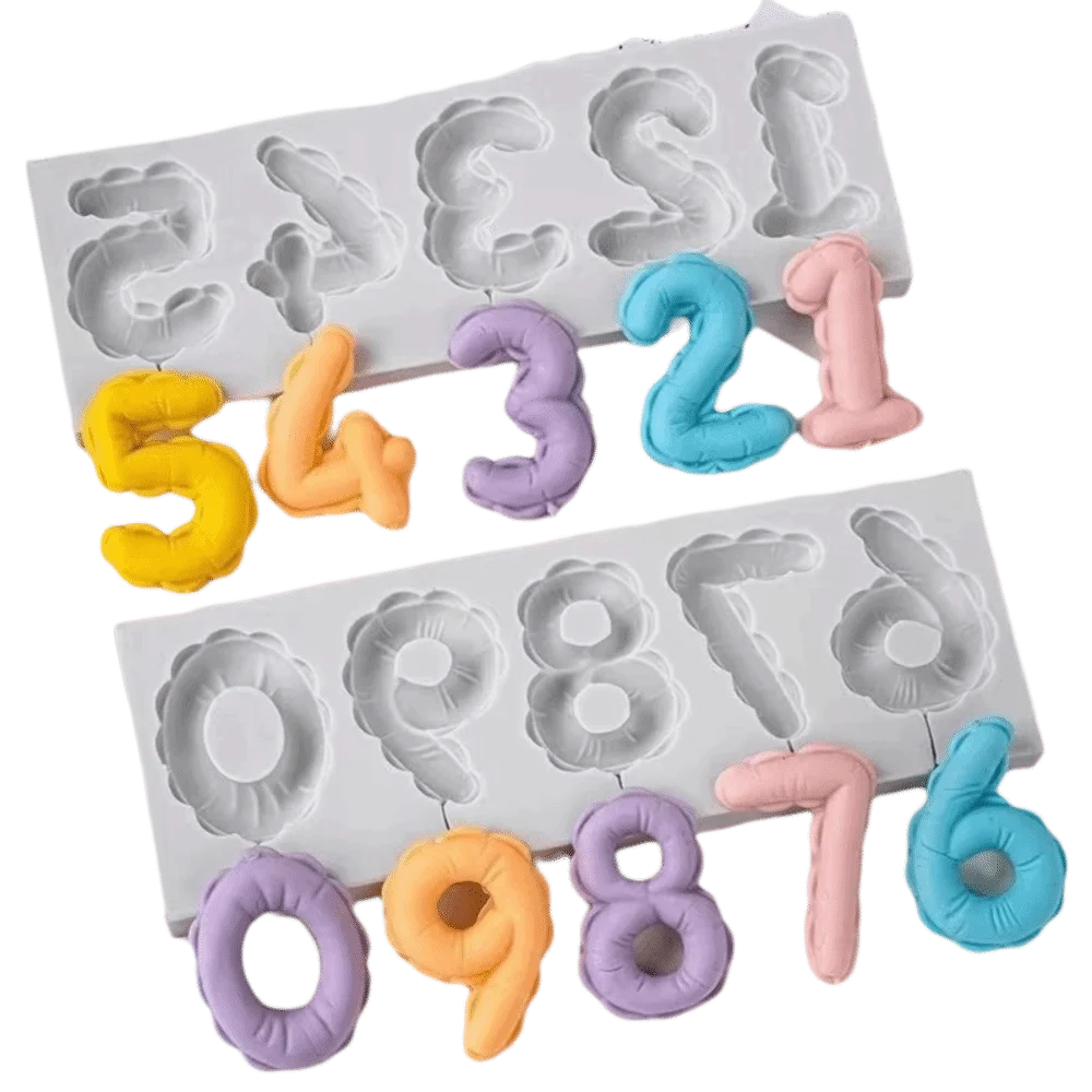 جديد سيليكون فندان قالب تزيين الكعكة مصاصة شكل الغذاء الصف الشوكولاته الخبز أداة DIY عدد القالب #2