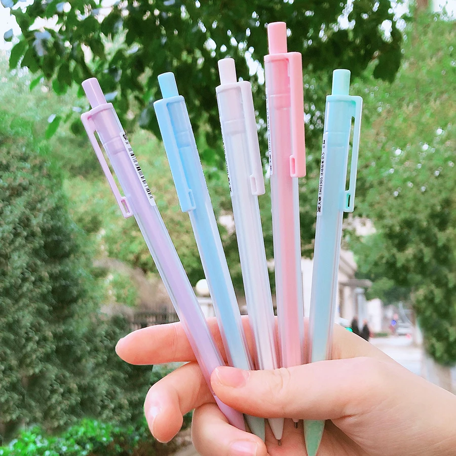 Simple Multicolored Kawaii Mechanical Pencil office Supplies Automatic Pencils 0.5MM School Supplies for Kids Student Stationery