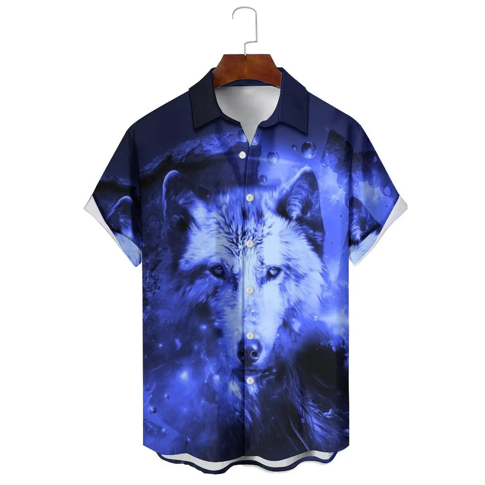 

Summer Fashion Simulation Animal Illustration Printed Solid Color Men/Women Can Wear Casual Loose Short-Sleeved Shirts Daily