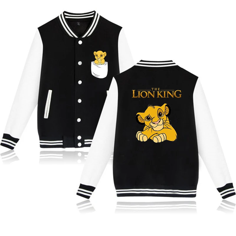 The Lion Hoodie Children Baseball Jacket Men Women Sweatshirt Kids Boys Girls Harajuku Jackets Streetwear College Coats image 3