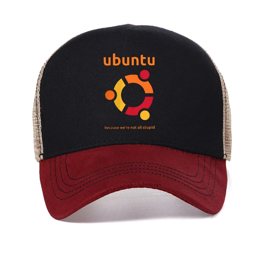 

Ubuntu Linux Satire Geek Humor print mesh baseball cap summer fashion men casual sun hat unisex Breathable cool trucker hats