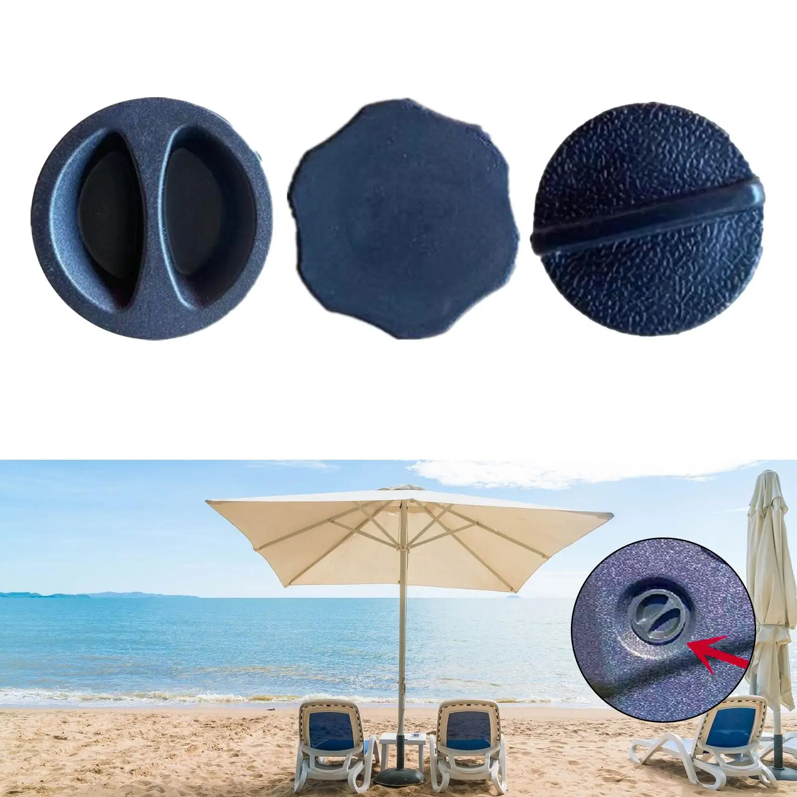 2x Umbrella Base Cover Water Tank Accessories for Umbrella Pole Holder Heavy Duty Water Fillable Base Stand Garden Shade Base