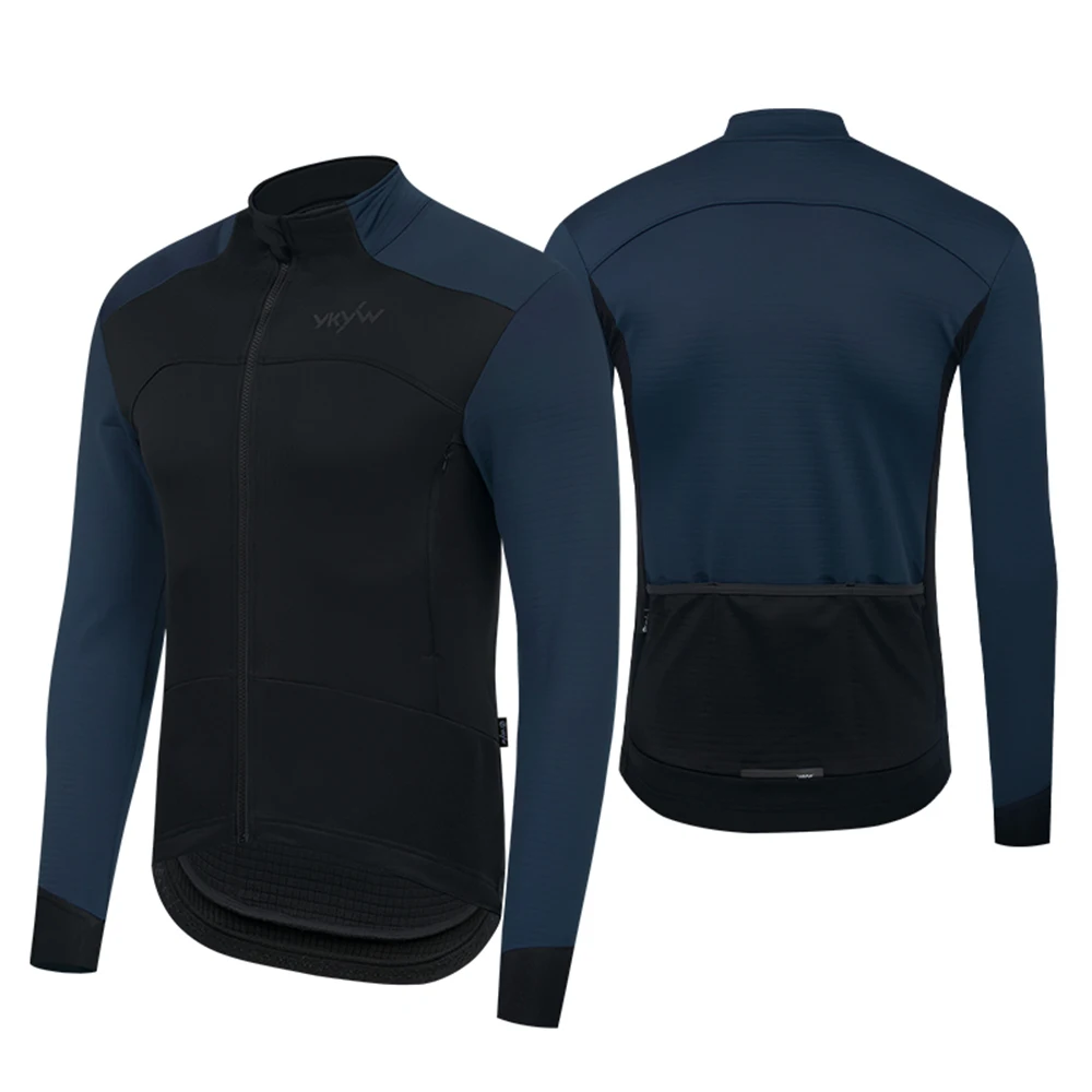 AliExpress YKYWBIKE Men's Winter Cycling Jacket  0°C Thermal Fleece Bicycle Jersey Waterproof Windproof Road Bike Tops Cycling Clothing