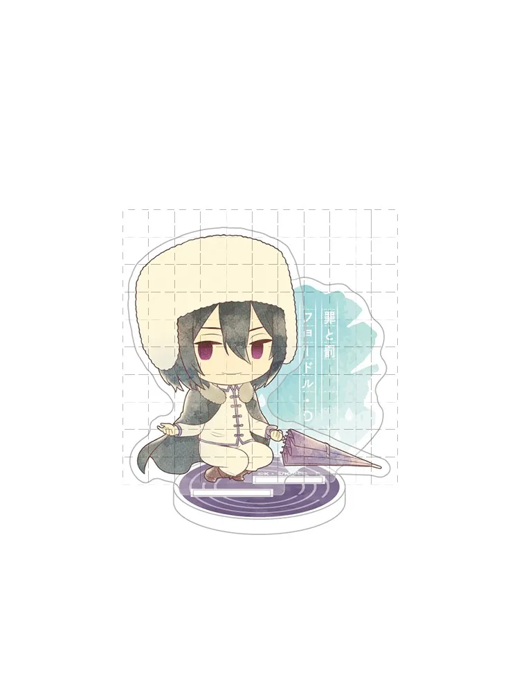 Fukuzawa Yukichi Dazai Osamu Nakajima Atsushi Acrílico Stand Boneca, Anime Mini Figura Modelo Placa, Presente Toy Cosplay