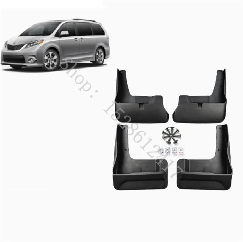 per-toyota-sienna-se-edition-2016-2017-accessori-auto-parafanghi-in-plastica-di-alta-qualita-protezione-dagli-schizzi