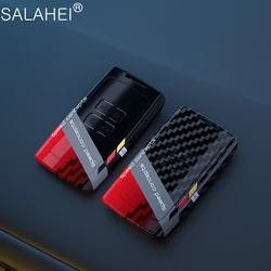 ABS Carbon Fiber Car Key Case Bag For Renault Koleos Kadjar Captur Megane Talisman Espace Clio Zoe Scenic 4 Arkana Dacia Sandero