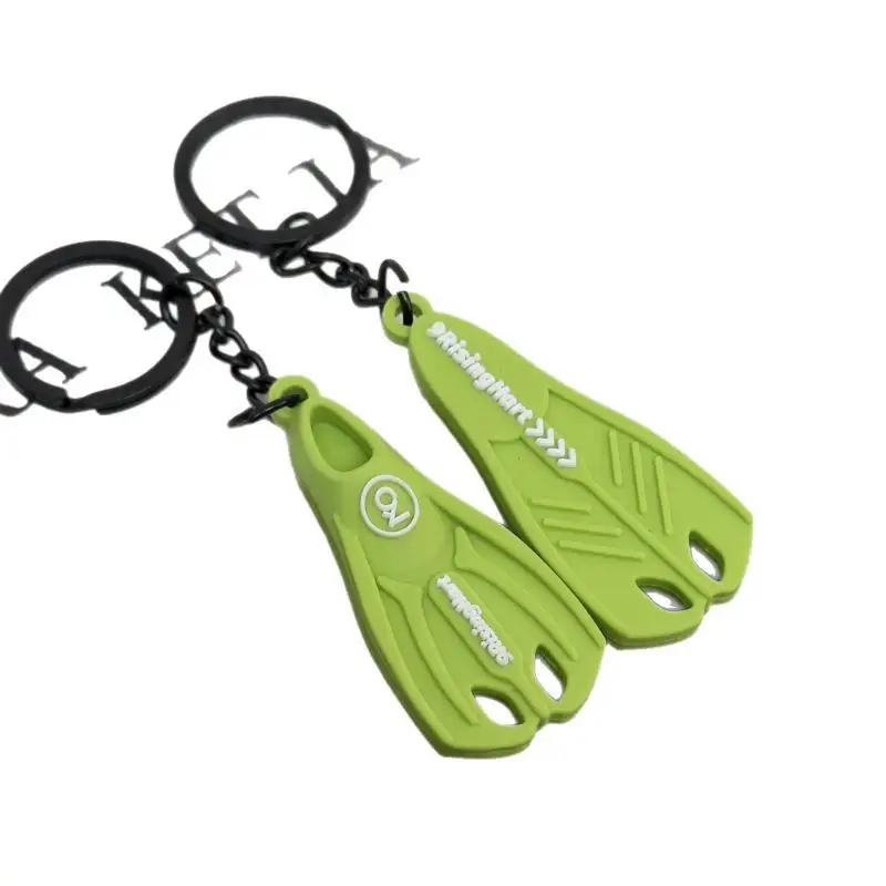 Diving Fin Keychain Ocean Theme Pendant For Backpack Bag Decoration Diver Gift Accessory view 3