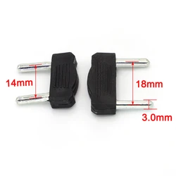 5pcs 3mm Short-circuit Plug RCA Audio Video Terminal Block Banana Plug 14mm 18mm Pitch Connecto Plug